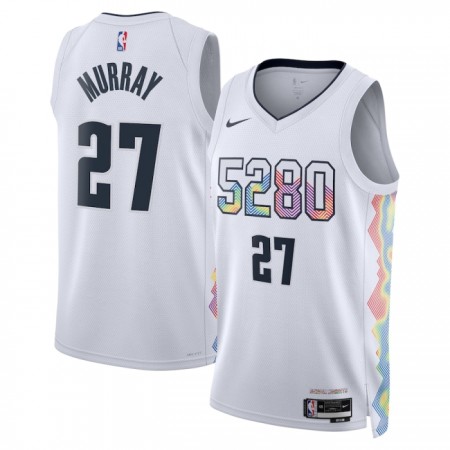 Dres Denver Nuggets Jamal Murray Nike 2024-25 City Edition Bijela Swingman